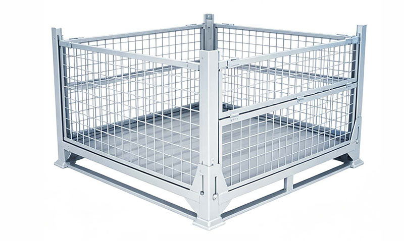 Solución de almacenamiento denso con sistema de transporte de palés (caja de material)